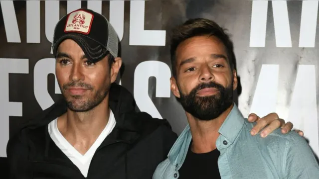 Imagem ilustrativa da notícia Enrique Iglesias faz revelação com Ricky Martin durante live