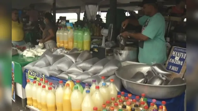 Imagem ilustrativa da notícia Vídeo:
Círio já aquece as vendas no Ver-o-Peso