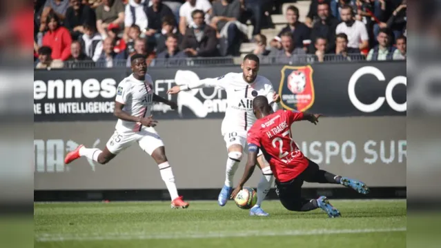 Imagem ilustrativa da notícia PSG sem brilho perde para Rennes por 2 a 0 fora de casa