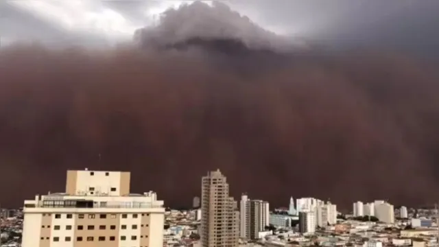 Imagem ilustrativa da notícia Por que cidades de SP e Minas foram cobertas de poeira?
