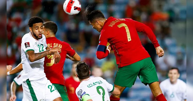 Imagem ilustrativa da notícia CR7 atinge marca histórica e Portugal vence Irlanda. Veja!