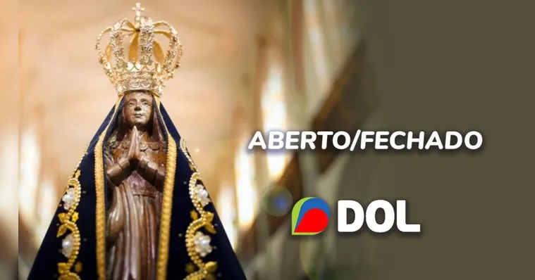 Imagem ilustrativa da notícia Veja o que funciona  no Feriado de Aparecida na terça (12)