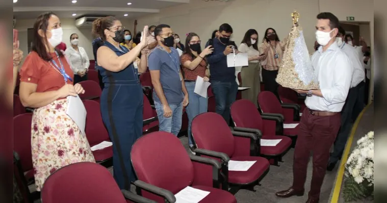Imagem ilustrativa da notícia Grupo RBA recebe imagem de Nossa Senhora de Nazaré