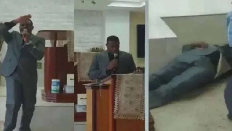 Imagem ilustrativa da notícia Vídeo: pastor morre no altar ao clamar por Deus