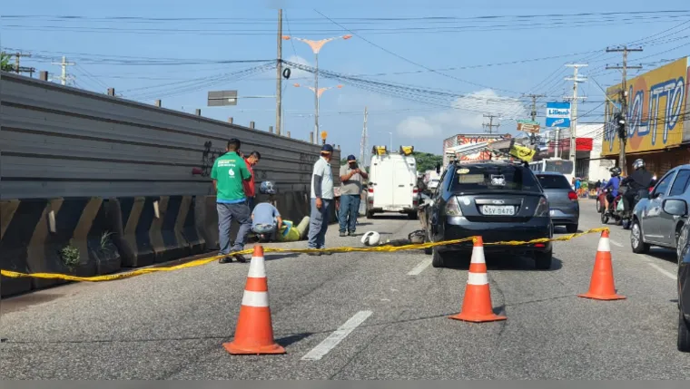 Imagem ilustrativa da notícia Mototaxista fica ferido em acidente no Entroncamento