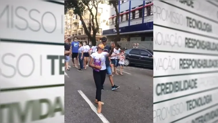 Imagem ilustrativa da notícia Vídeo: jovem faz trajeto do Círio dançando para pedir graça