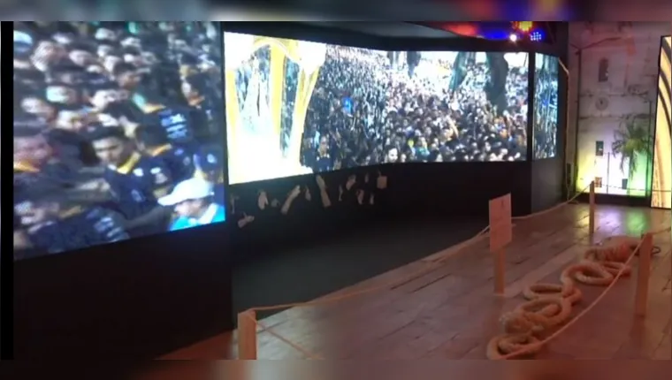 Imagem ilustrativa da notícia Vídeo:
exposição em Belém traz sensações e emoções do Círio