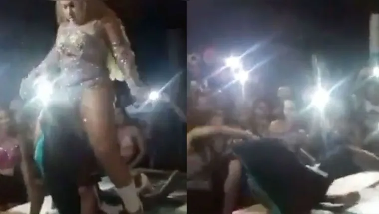 Imagem ilustrativa da notícia Vídeo: Esposa arrebenta marido após flagrar "prechecada"