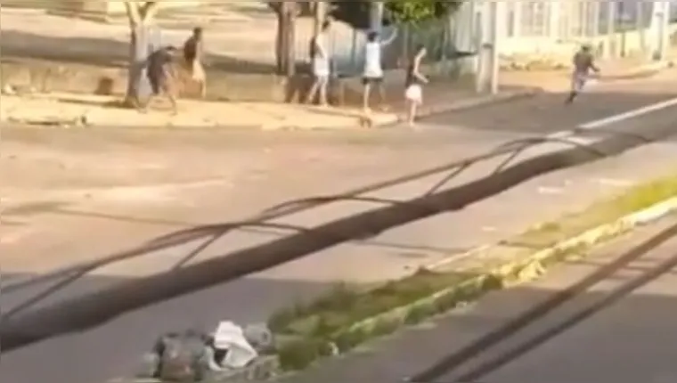 Imagem ilustrativa da notícia Vídeo: "Cosme e Damião" termina com briga em Belém
