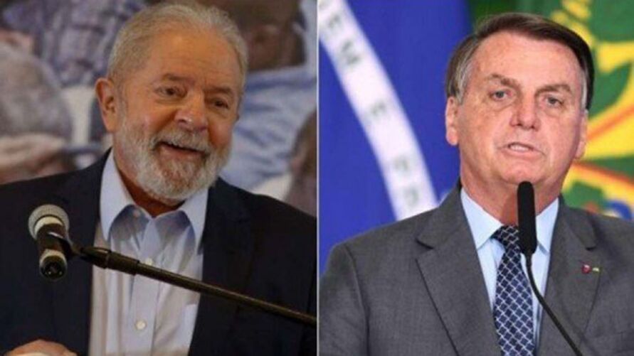 Lula tem 20 pintos a frente de Bolsonaro, segundo pesquisa Ipec