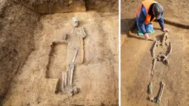 Imagem ilustrativa da notícia Ossos de bruxa e de criatura gigante são achados na Alemanha