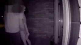 O flagrante já alcançou milhares de visualizações no Tik Tok .