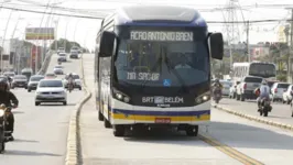 Os ônibus articulados não vão funcionar durante dois dias