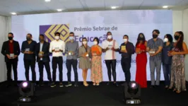 Premiados da segunda edição do Prêmio Sebrae de Educação Empreendedora, etapa estadual