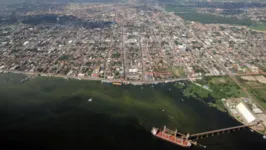 Novo estado seria formado pelos territórios de 23 Municípios do oeste paraense. Santarém (foto) seria uma das principais cidades