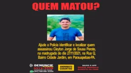Imagem ilustrativa da notícia Cartaz pede informação de assassinos de funcionário da Vale 