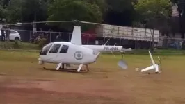 Apesar do susto, o piloto conseguiu fazer o pouso e todos os tripulantes passam bem. 