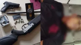 Railson Lobato Pantoja, de 19 anos teria feito uma série de assaltos neste Natal.

