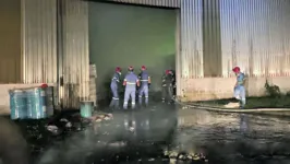 Na noite do dia 6 de dezembro, um depósito de produtos químicos da Imerys pegou fogo