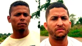 José Elvis Duarte da Costa e Edvan Silva Costa, foram presos após furto de armas de dentro de uma camionete