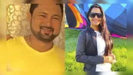 Empresário Rosivaldo da Cruz e a vítima Jaiane Molinare
