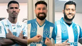 Dioguinho, Ricardinho e Thiago foram as principais contratações do Papão até o momento