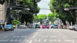 A avenida é uma das vias mais conhecidas de Belém