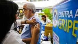 Mas a vacinação contra a gripe (Influenza H1N1) continua nos postos de Belém