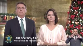 Bolsonaro põe Michelle em mensagem de Natal na TV e mensagem ignora Covid e vacinação