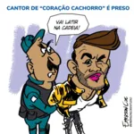 Imagem ilustrativa da notícia Cantor de "Coração Cachorro" é preso