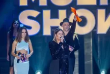 Em 2019, grávida, Marília Mendonça levou troféu de Show do Ano.