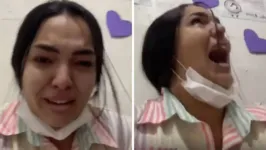 Imagens foram gravadas por Juliana Priscila, ainda no hospital.