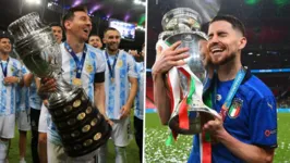 Argentina ganhou a Copa América e Itália levou a Eurocopa

