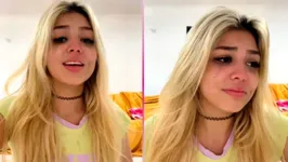 Melody aos prantos nas redes sociais após ter música retirada do ar