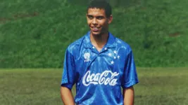 Ronaldo na época em que jogava pelo Cruzeiro