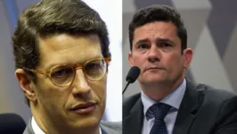 Ricardo Salles e o ex-ministro Sergio Moro