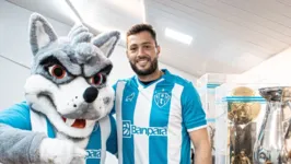 Apresentação de Thiago Coelho foi realizada na sala de trofeus do Paysandu