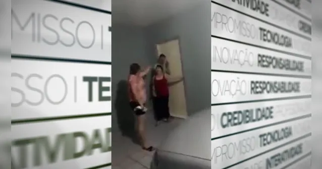 Imagem ilustrativa da notícia Vídeo: mulher flagra marido em motel com a mãe dela