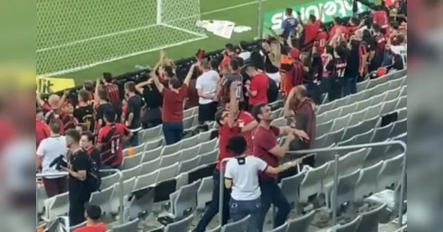 Imagem ilustrativa da notícia Torcedores do Athletico-PR são flagrados em atos racistas