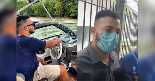 Imagem ilustrativa da notícia Vídeo: piloto da lancha fala à imprensa sobre a morte