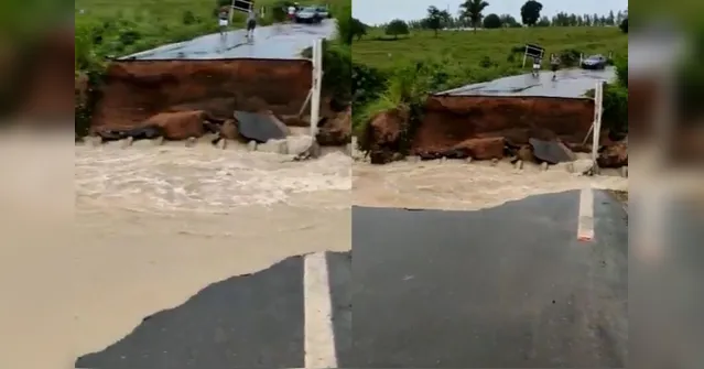 Imagem ilustrativa da notícia Estrada maranhense que liga o Estado ao Pará cede; veja!
