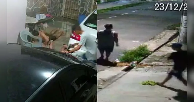Imagem ilustrativa da notícia Vídeo: assaltantes invadem casa na Sacramenta