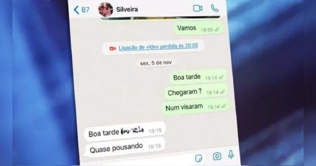 Imagem ilustrativa da notícia Tio de Marília mandou mensagem momentos antes de queda