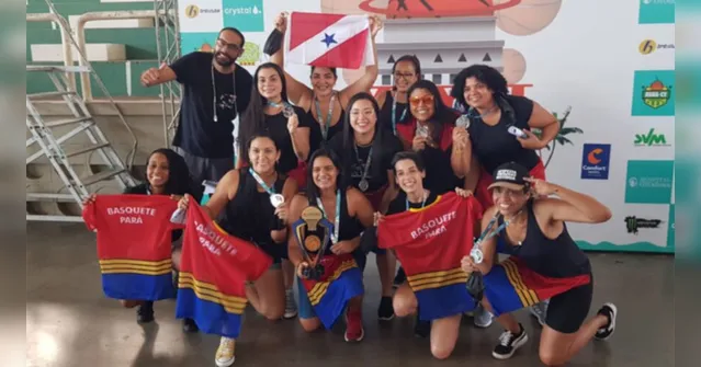 Imagem ilustrativa da notícia Basquete feminino do Pará conquista medalha no Ceará