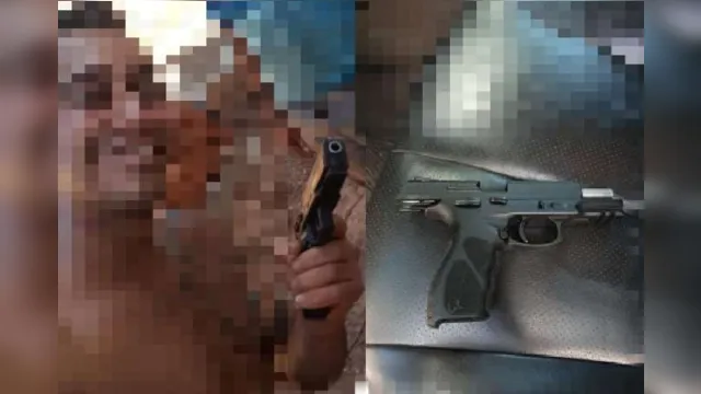 Imagem ilustrativa da notícia Homem faz live ostentando arma e acaba preso em SP