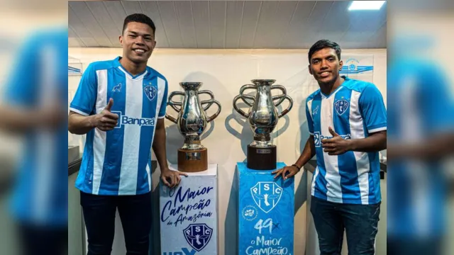 Imagem ilustrativa da notícia Dupla assina primeiro contrato profissional com o Paysandu