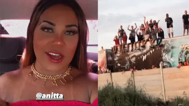 Imagem ilustrativa da notícia Lupita Maravilha grava clipe com Anitta na Vila da Barca 