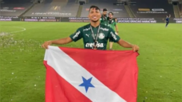 Imagem ilustrativa da notícia Rony repete gesto com bandeira do Pará na comemoração