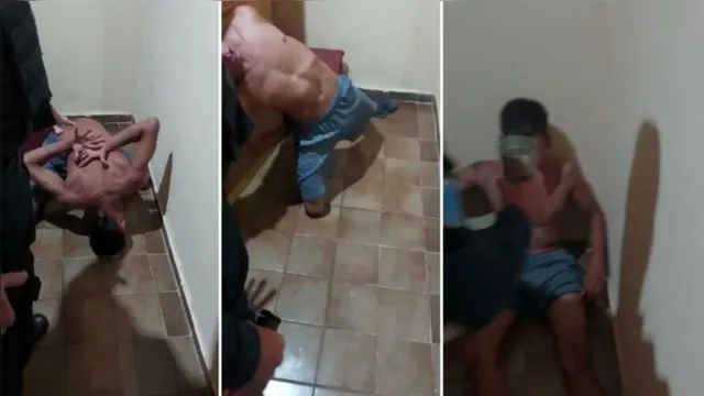 Imagem ilustrativa da notícia Vídeo: homem "endemoniado" é exorcizado por policiais
