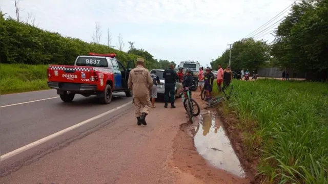 Imagem ilustrativa da notícia Vídeo: grupo de ciclistas é atropelado na Grande Belém
